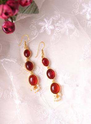 Lakshmi Ruby Necklace Set 1