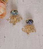 Abalone Snowflake Earrings