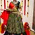 NAVRATRI SPECIAL MULTICOLOR LEHERIYA PRINTED SEMI-STITCHED LEHENGA, UN-STITCHED BLOUSE , DUPATTA