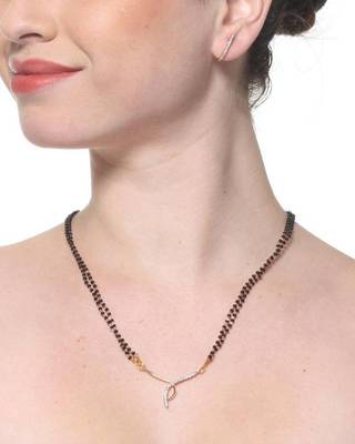 Diamond Look Zircon Mangalsutra 1