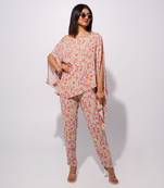 Mint green floral off shoulder co ord set