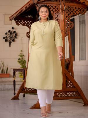  green solid straight kurta 1