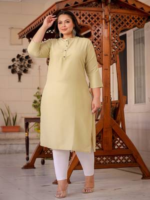  green solid straight kurta 2