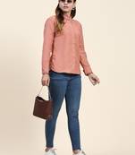 Anushil women's cotton shirts | comfortable and fashionable with gathered neck and sleeves