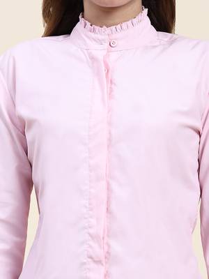 Anushil women's cotton shirts | comfortable and fashionable with gathered neck and sleeves 2