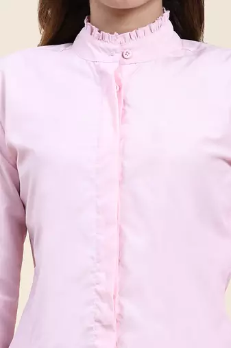 Anushil women's cotton shirts | comfortable and fashionable with gathered neck and sleeves