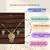 Mansiyaorange gold plated dokiya necklace set  with earrings for women