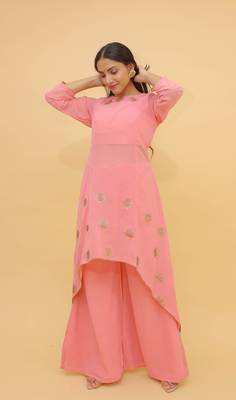 Fusionic light-pink  readymade-suits With Dupatta 1