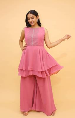 Fusionic light-pink  readymade-suits With Dupatta 2