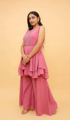 Fusionic light-pink  readymade-suits With Dupatta 3