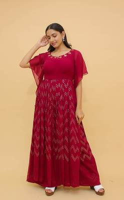 Fusionic raspberry  readymade-suits With Dupatta 1