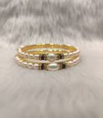 Mannat raj pearls and jewellers natural fresh water hyderabadi beautiful pearls bangles