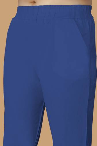 Fusionic blue gota_patti readymade-suits With Dupatta