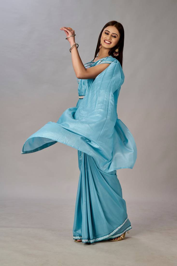 Women Ready To Wear Stitched Blouse With Embroidery And Sequins Work