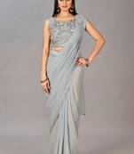 Women Ready To Wear Stitched Blouse With Embroidery And Sequins Work