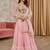 Women's Heavy Embroidery & Sequins Work With Latkan Lehenga Choli