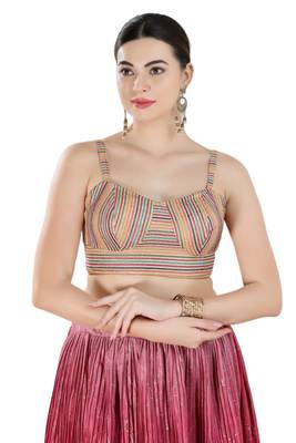 Padded Georgette Square Neck Blouse 1