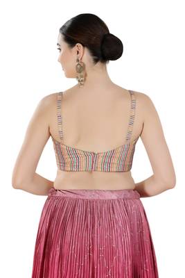 Padded Georgette Square Neck Blouse 2