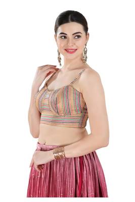 Padded Georgette Square Neck Blouse 3