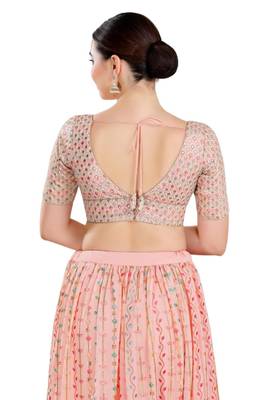 Padded Georgette V-Neck Blouse 2