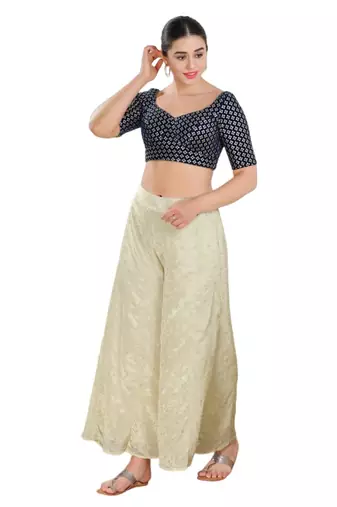 Padded Velvet Sweatheart Neck Blouse