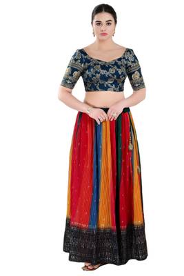Padded Jacquard Sweatheart Neck Blouse 5