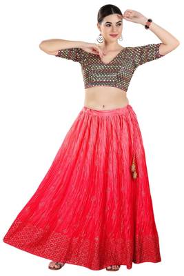 Padded Georgette V-Neck Blouse 5