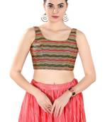 Padded Georgette Square Neck Blouse