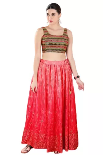 Padded Georgette Square Neck Blouse