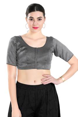 Padded Shimmer Square Neck Blouse 1