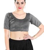 Padded Shimmer Square Neck Blouse