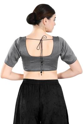 Padded Shimmer Square Neck Blouse 2