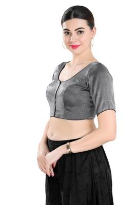 Padded Shimmer Square Neck Blouse 3