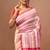 Pink Shantipuri Cotton Saree Without Blouse Piece