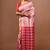 Pink Shantipuri Cotton Saree Without Blouse Piece
