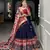 Women's Tussar Silk With Patola Print And Foil Work Lehenga Choli