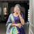Navy Blue Color Dola Silk Patola & Bandhej Print Lehenga Choli With Unstitched Blouse And Dupatta