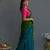 Suta Green Cotton Acrylic Solid Saree