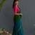 Suta Green Cotton Acrylic Solid Saree
