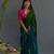 Suta Green Cotton Acrylic Solid Saree