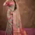 Pink silk blend Blend Saree With Unstitched Blouse Piece