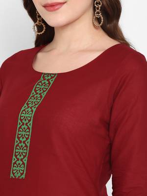 Women cotton printed straight  kurta 5