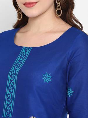 Women cotton printed straight  kurta 5