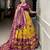 Mustard Colour Tussar Silk With Patola Print Foil Work and Gotta Patti Lace Border Lehenga Choli
