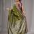 Sap Green Silk Matka Handwoven Saree With Texture Border