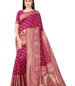  Rani Silk Blend Sarees With Blouse