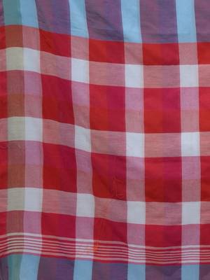 Multicolor Cotton Colorblocked Handwoven Soft Saree 6
