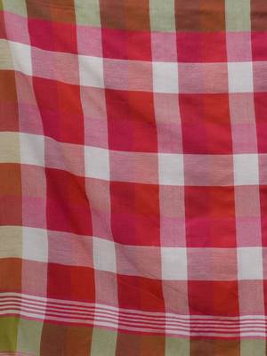 Multicolor Cotton Colorblocked Handwoven Soft Saree 5