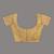 Yellow Tissue Handwoven Saree With Zari Woven Temple Borders