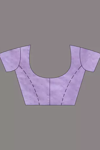 Violet Cotton Handwoven Soft Saree With Stripe Pattern